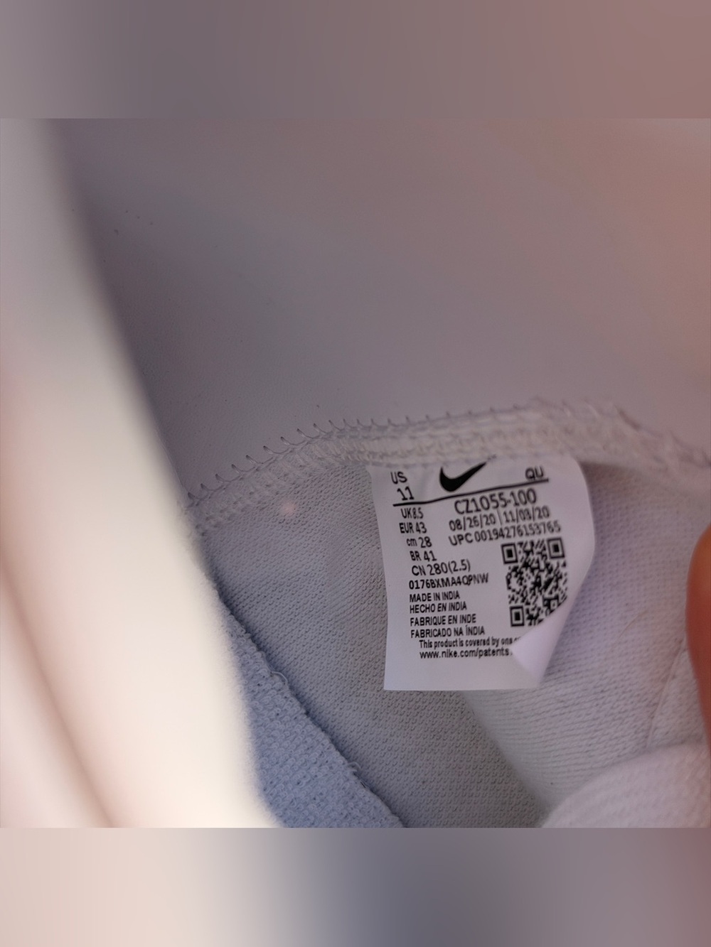 NIKE WOMEN’S BLAZER 77 VINTAGE MID SIZE 11 WHITE BLACK |CZ1055-100| - Picture 6 of 6